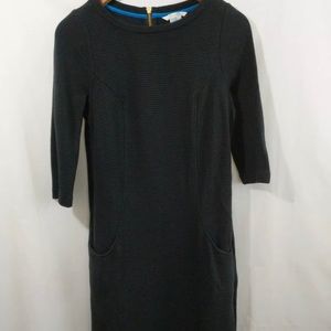 Boden Ottoman Dress US 6 black